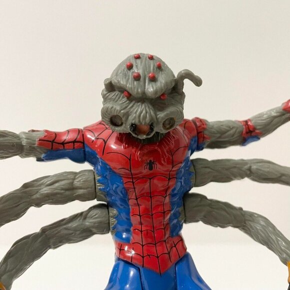 Vintage 1995 Manspider Spiderman Action Figure Marvel Toy Incomplete - Picture 2 of 16